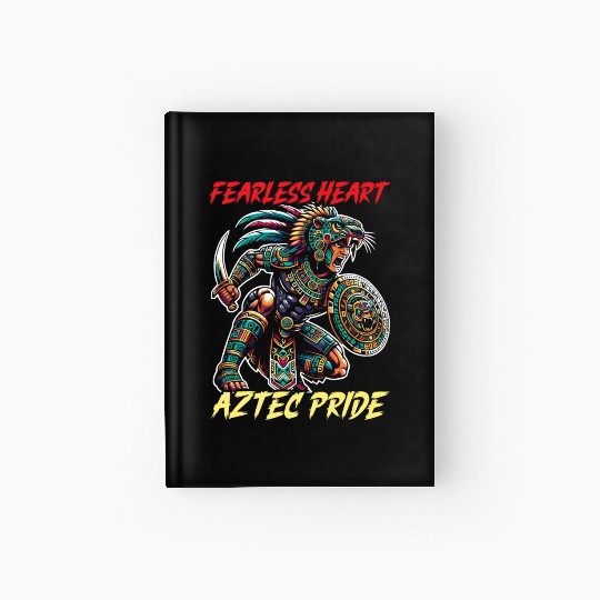 Aztec Jaguar Warrior Aztec Culture Indigenous Hardcover Journal