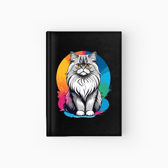 Persian Cat Hardcover Journal