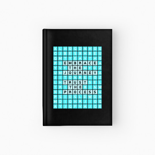 Embrace The Journey Trust The Process Hardcover Journal