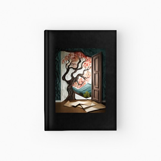 Firefly Dark room with near window with tree 85837 Hardcover Journal