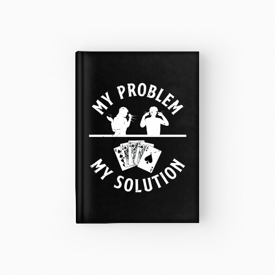 Classic Blackjack My Problem My Pictogram Dad Mom Hardcover Journal