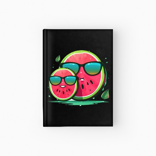 Dad watermelon Hardcover Journal