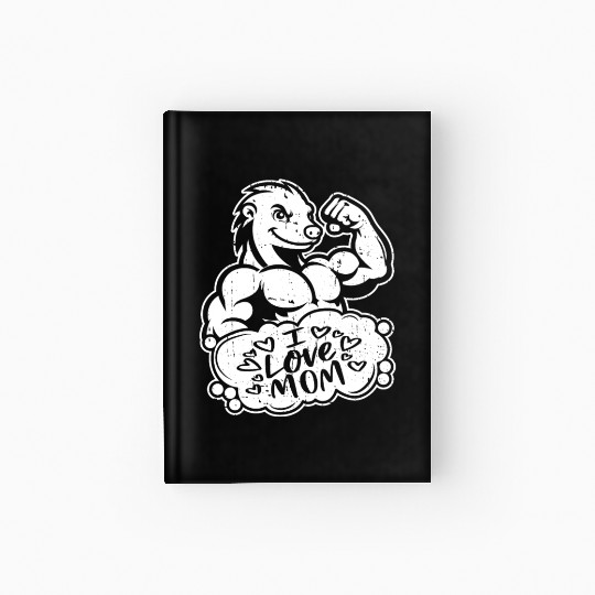Honey Badge I Love Mom Hardcover Journal