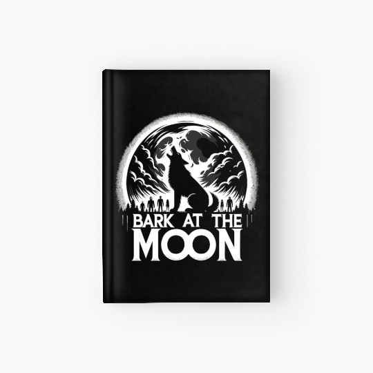 Horror Dog Halloween Spooky Dog Lover Gothic Dog Hardcover Journal