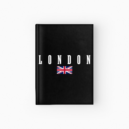 London England UK Souvenir Gift Hardcover Journal