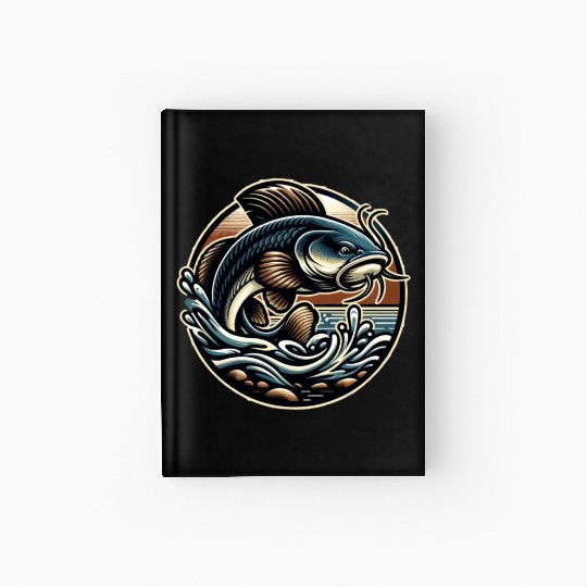 Flathead Catfish Fishing Hardcover Journal