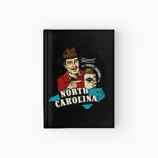 Vintage Raleigh NC Moonshine Hardcover Journal