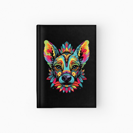 Watercolor Colorful Peruvian Inca Orchid Hardcover Journal