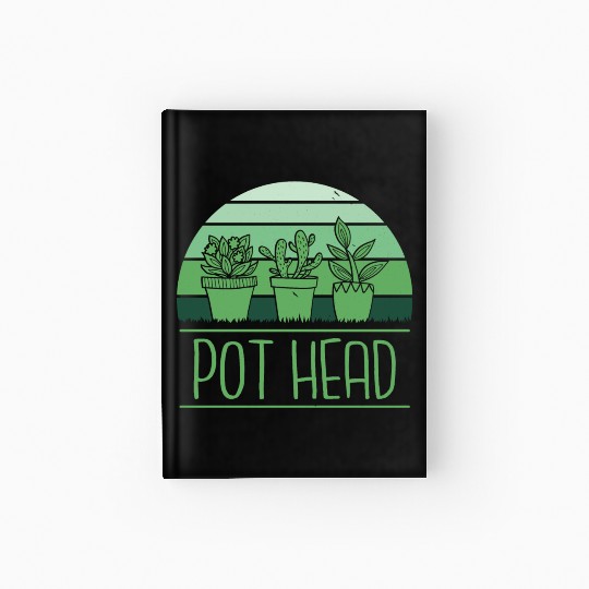 Green Thumb, Potted Plant Paradise Hardcover Journal