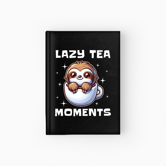 Lazy Tea Moments Hardcover Journal