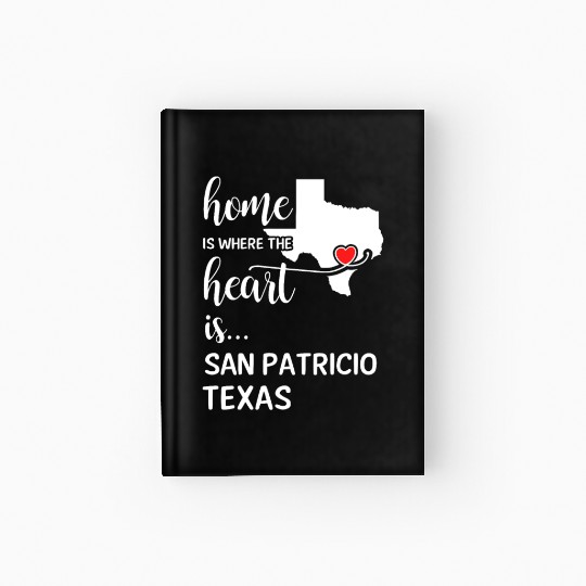 San Patricio County Texas Is Where My Heart Is Gif Hardcover Journal