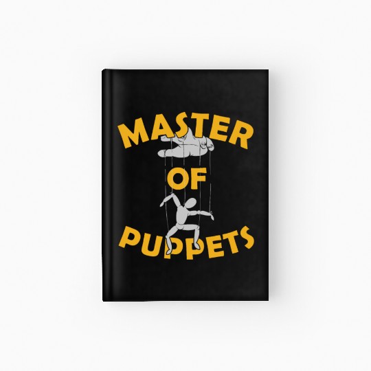 Master of Puppets Shadow Play Ventriloquist Hardcover Journal