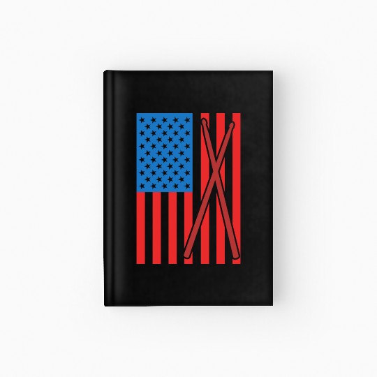 Patriotic US Drummer Hardcover Journal