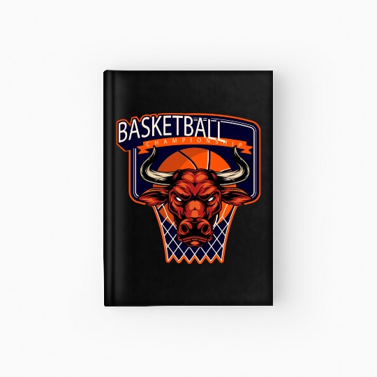 Fierce Bull Basketball Championship Hardcover Journal