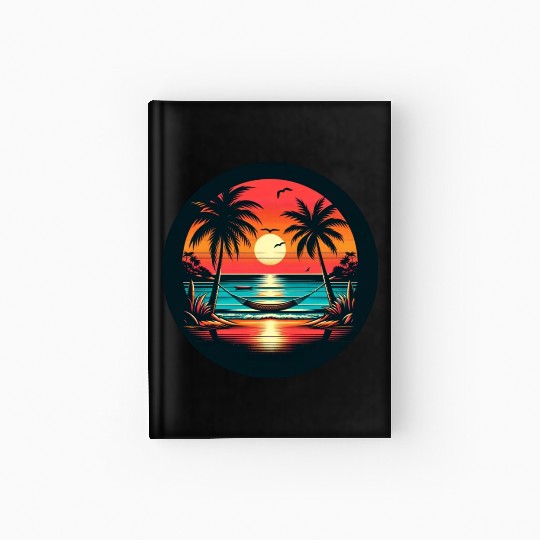 Summer Serenity: Sunset Beach Escape Hardcover Journal