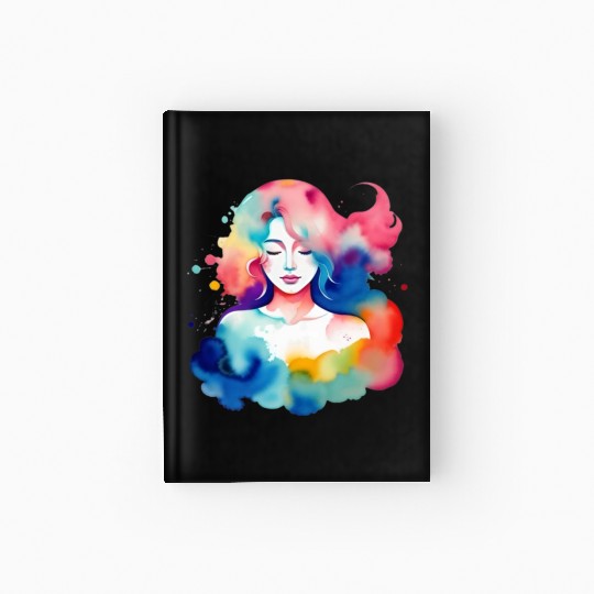 Color splash zodiac: Virgo Hardcover Journal