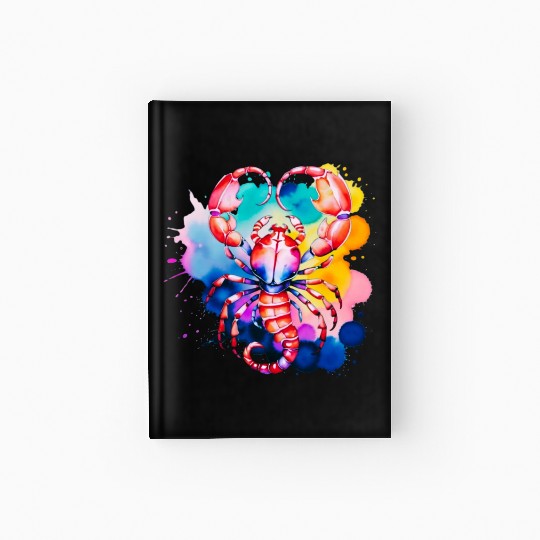 Color splash zodiac: Scorpio Hardcover Journal