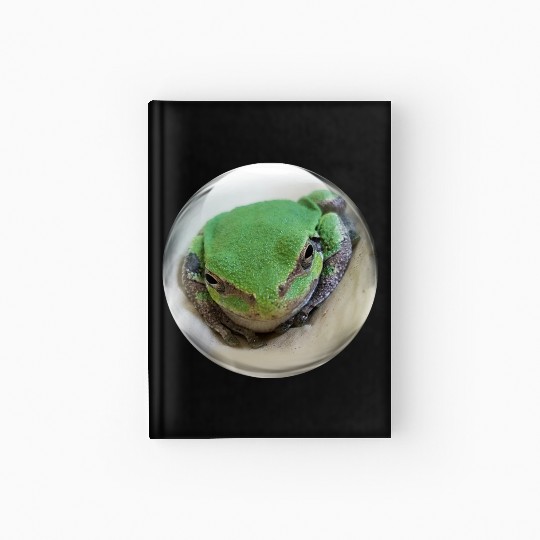 Life In a Bubble Collection - Frog Eyes Looking 4U Hardcover Journal