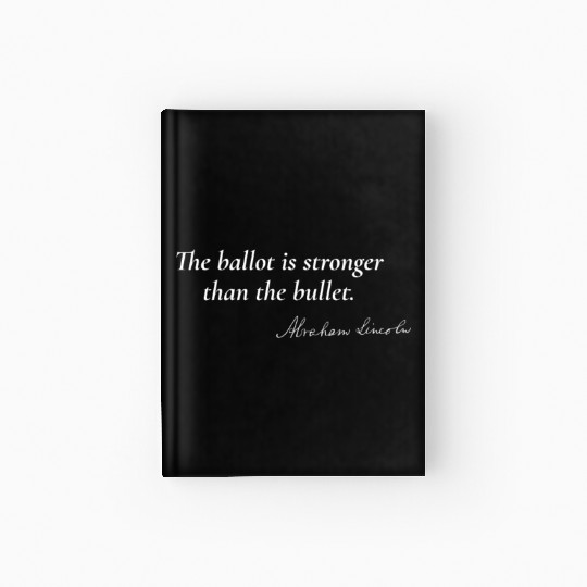 Empowering Democracy - Abraham Lincoln Hardcover Journal