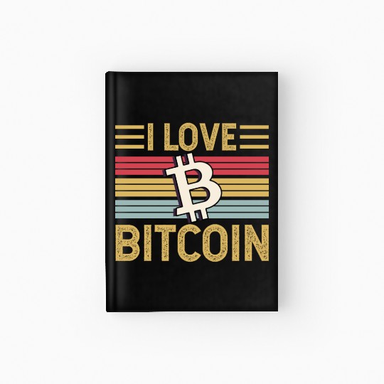 I Love Bitcoin Hardcover Journal