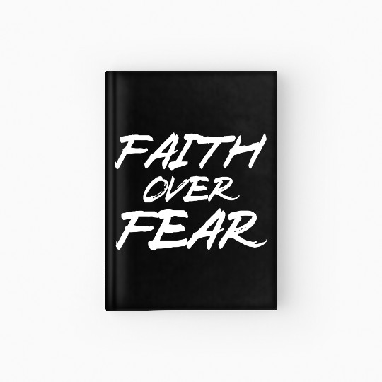 FearlessFaith Design: Embrace Faith Over Fear Hardcover Journal