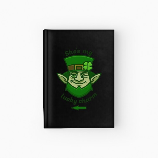 St. Patrick's Day Lucky Charm for Him Hardcover Journal