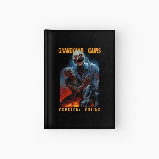 Graveyard Gains Cemetery Chains Hardcover Journal