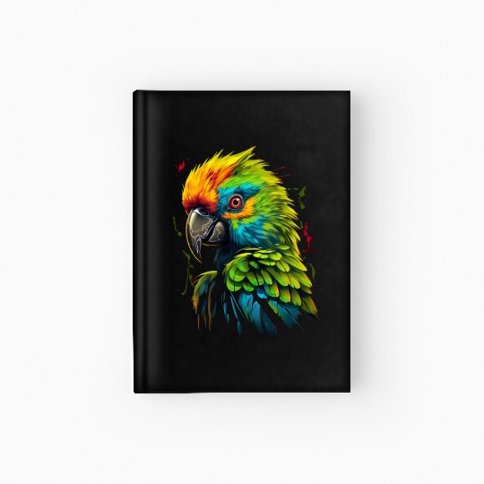 Macaw Parrot for a Bird Lover Animal Lover Hardcover Journal