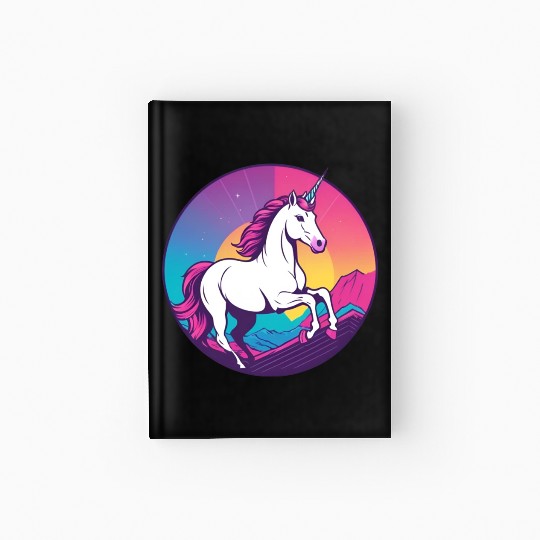 Synthwave Unicorn 1 Hardcover Journal