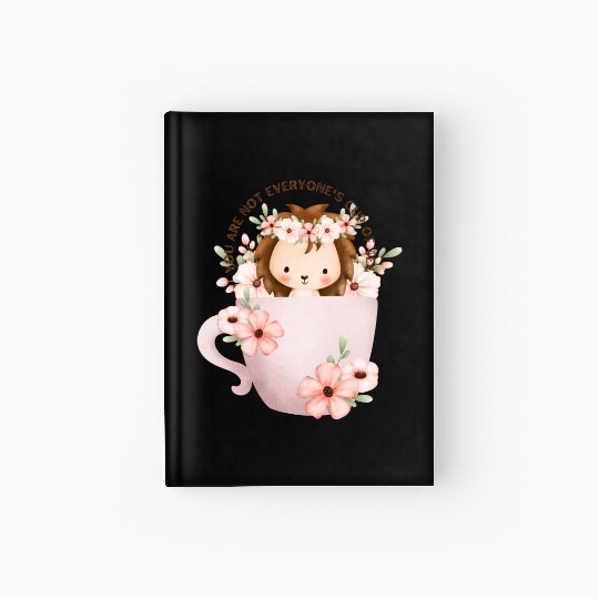 Lion s Cup of Tea Hardcover Journal
