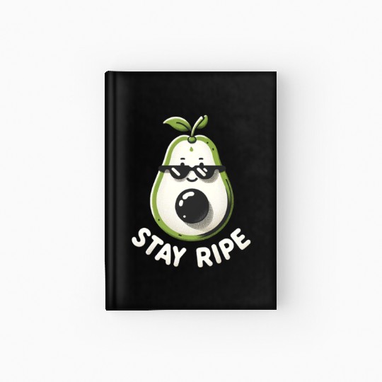 Stay Ripe Avocado Hardcover Journal