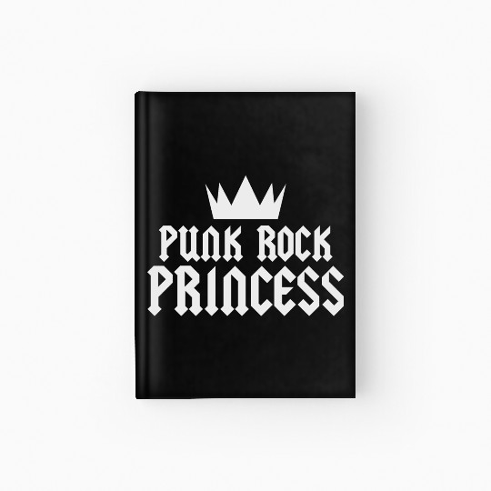Punk Rock Crown Princess Hardcover Journal