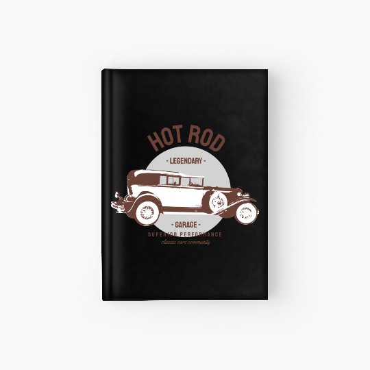 Hot rod legendary, classic car Hardcover Journal