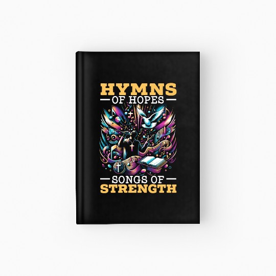 Gospel Music Religious Bible Scripture Christian Hardcover Journal