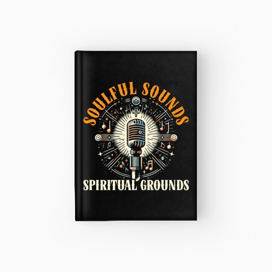 Gospel Music Religious Bible Scripture Christian Hardcover Journal