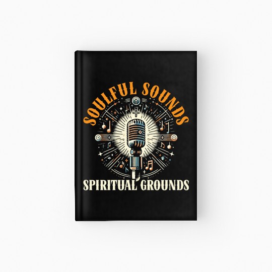 Gospel Music Religious Bible Scripture Christian Hardcover Journal