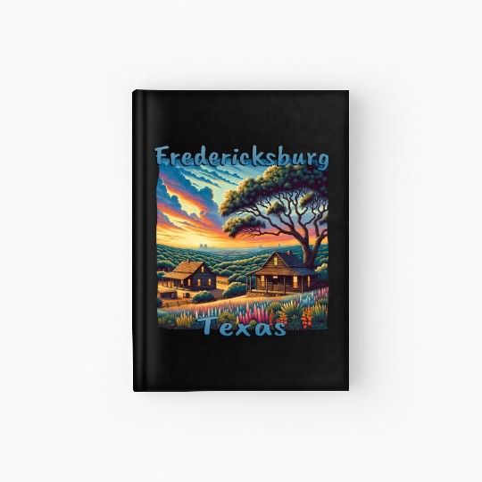 Fredericksburg TX: Sunset & German Culture Hardcover Journal