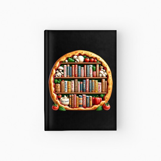 Pizza Words English Teacher Literature Hardcover Journal