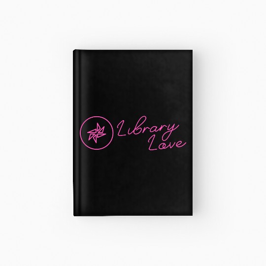 ALIA Library Love Neon Pink Solid Hardcover Journal