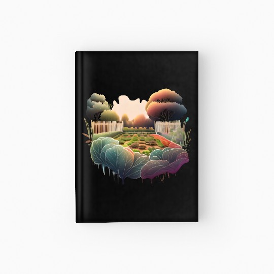 Vegetable Garden Hardcover Journal