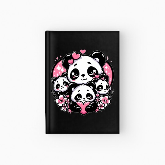 Panda Love Hardcover Journal