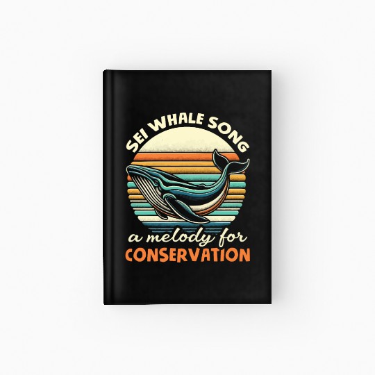 Endangered Species Sei Whale Animal Rights Hardcover Journal