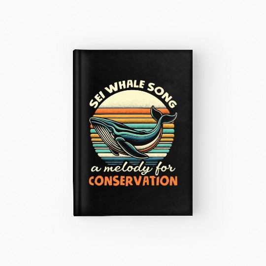 Endangered Species Sei Whale Animal Rights Hardcover Journal