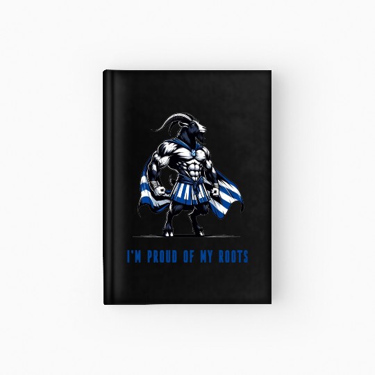 I'm proud of my roots Greek Hardcover Journal