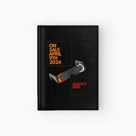 Used eclipse glasses Hardcover Journal