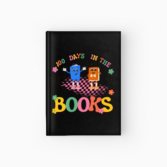 100 Days in the Books Reading Teacher Hardcover Journal