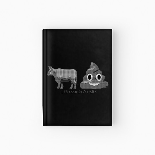 Le Grey On Black Symbol Ala Bs Hardcover Journal