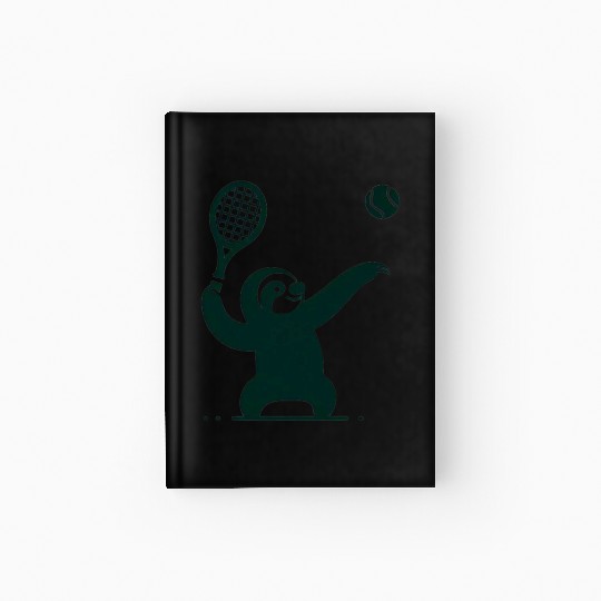 SLOTH TENNIS Hardcover Journal