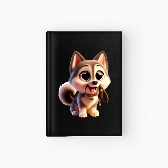 Charming Puppy Love Hardcover Journal