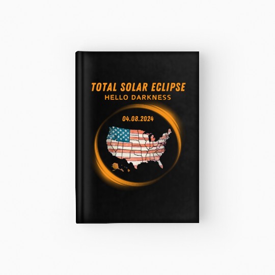 Total Solar Eclipse 2024 USA Hardcover Journal